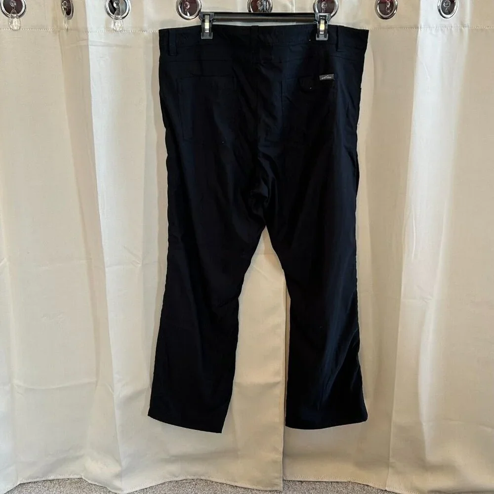 Eddie Bauer Mens Pants Size‎ 40x30 Black Fleece Lined Gorecore Outdoors 17014x